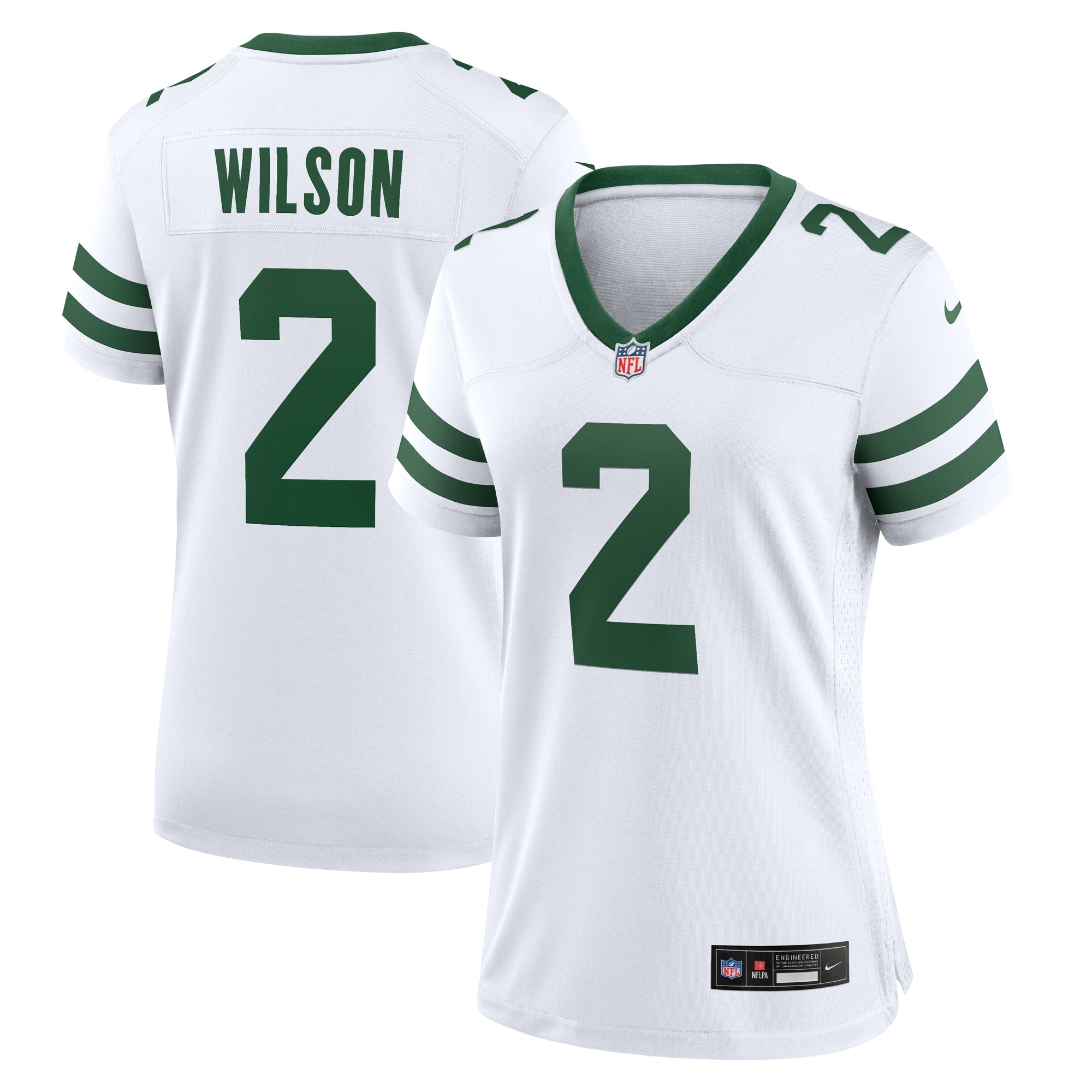 Zach Wilson New York Jets Nike Women s Player Jersey   White