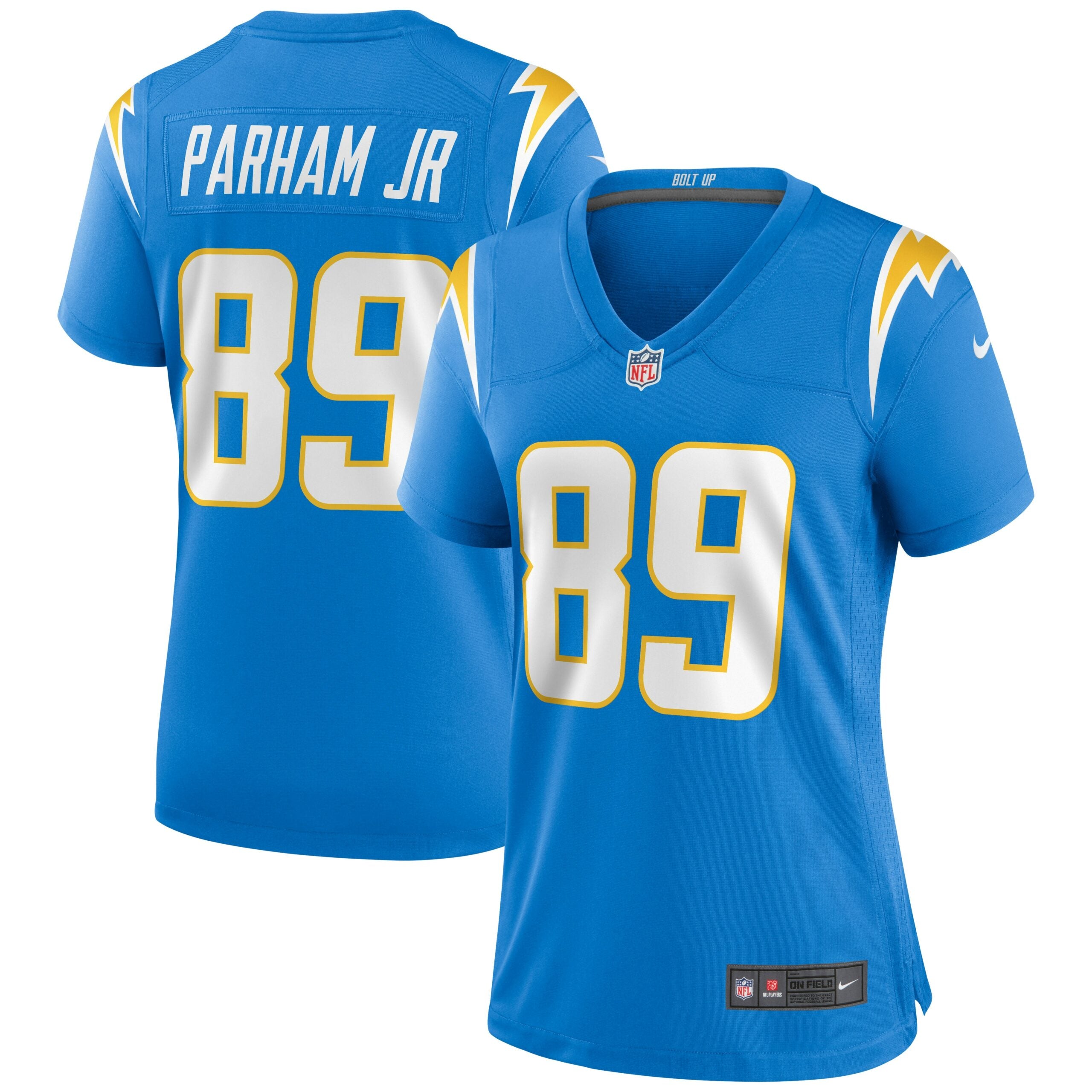 Donald Parham Jr. Los Angeles Chargers Nike Women s Game Jersey   Powder Blue