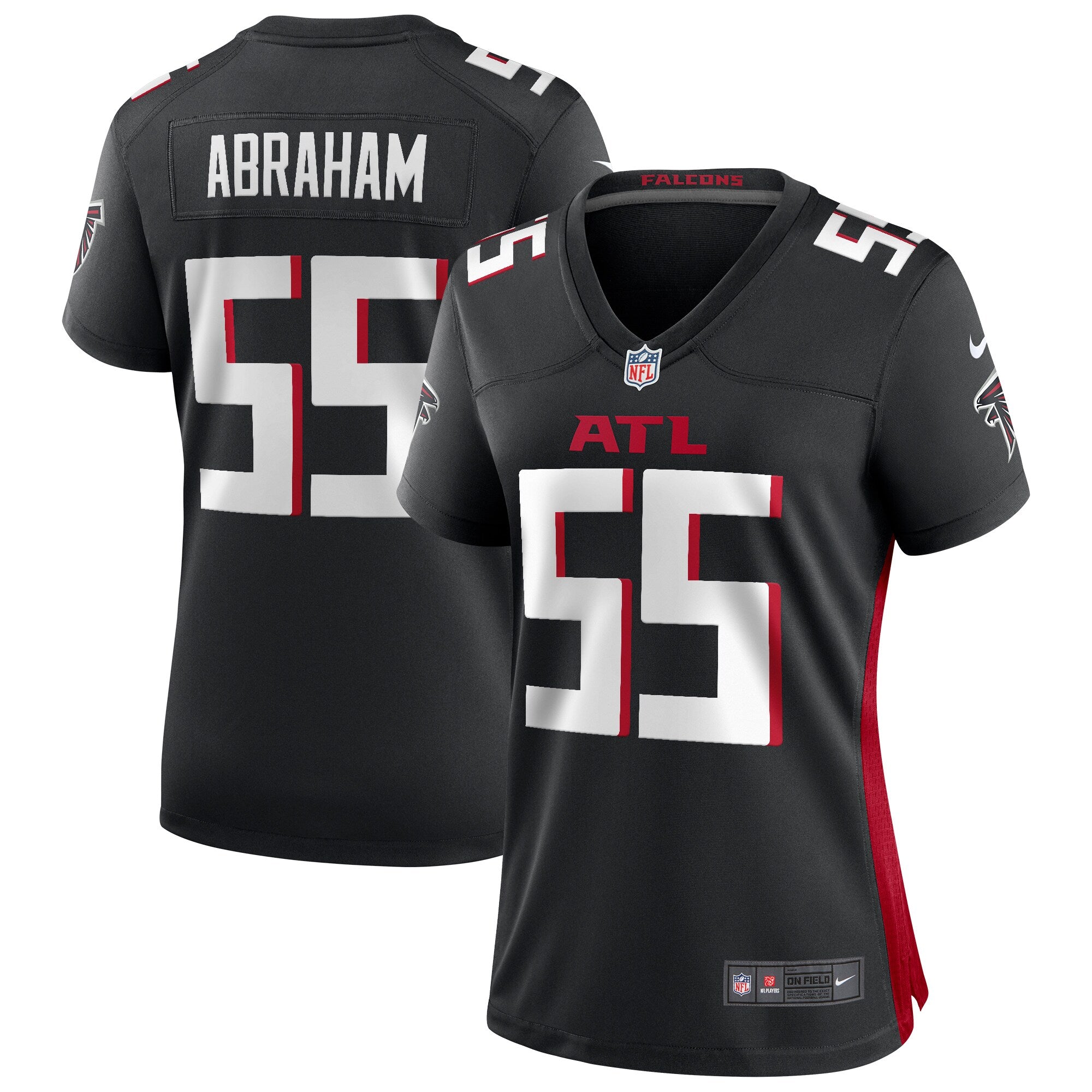 John Abraham Atlanta Falcons Nike Women s Game Retired Player Jersey   Black