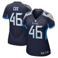 Morgan Cox Tennessee Titans Nike Women s Game Jersey   Navy