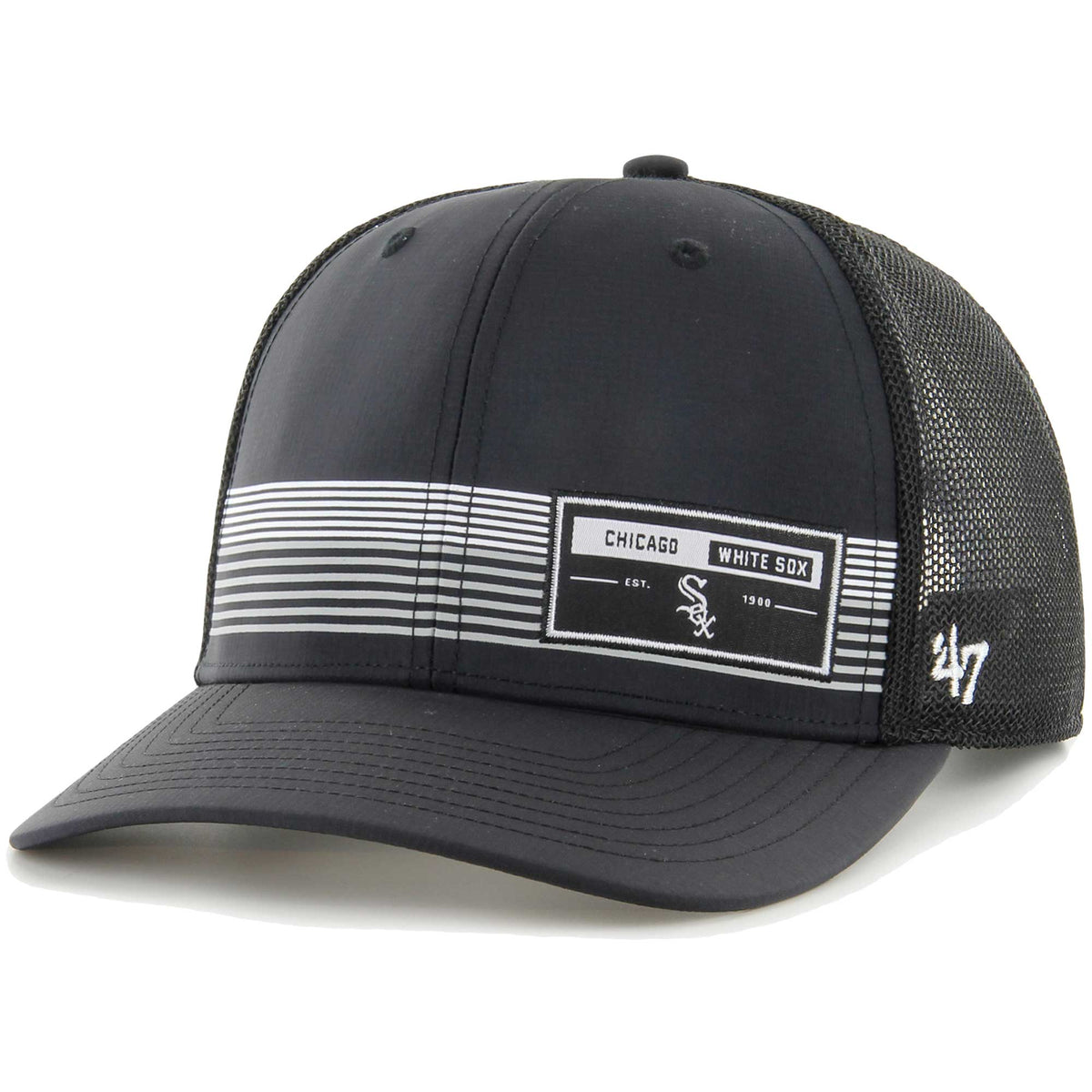 Chicago White Sox '47 Rangefinder brrr Trucker Adjustable Hat - Black