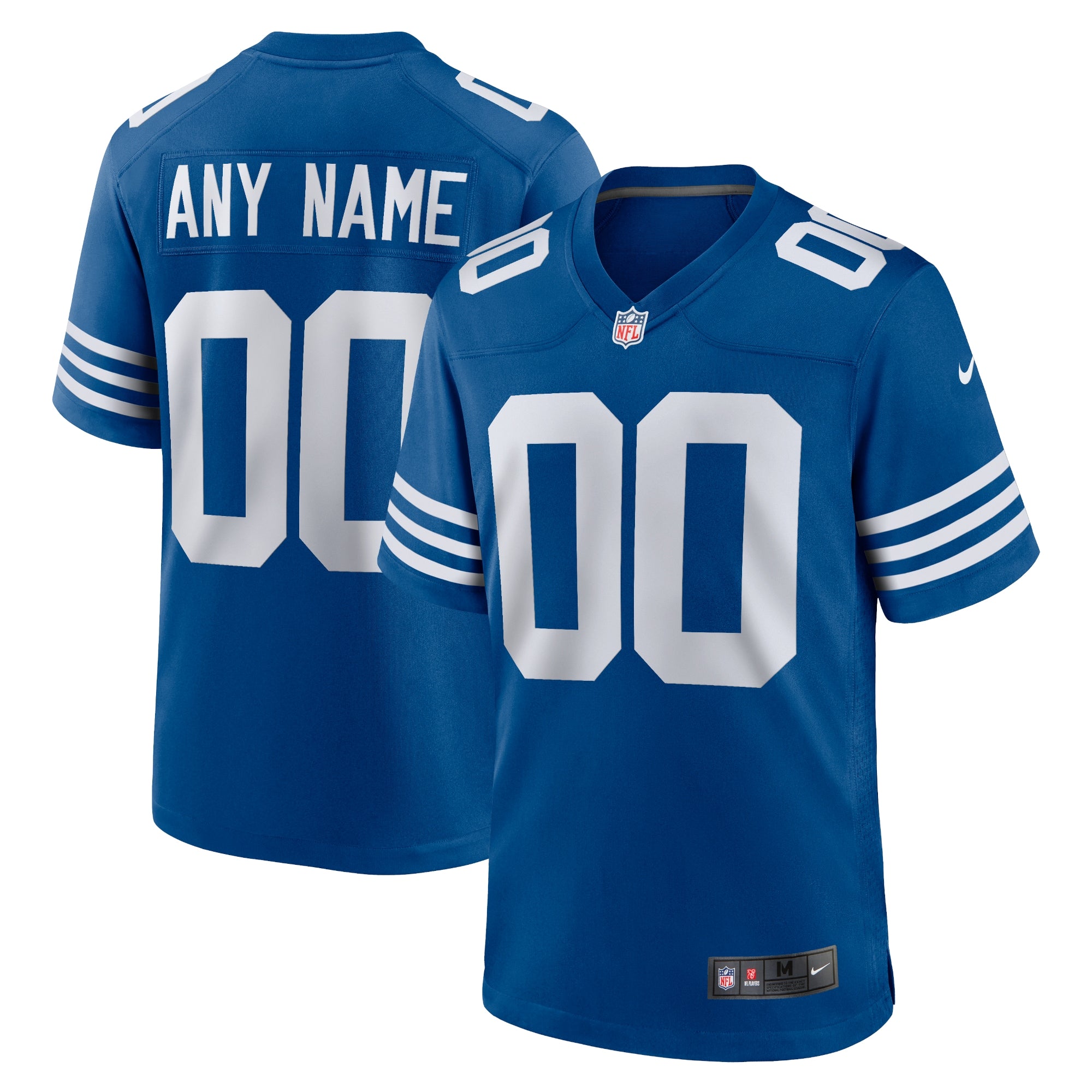 Indianapolis Colts Nike Alternate Custom Jersey   Royal