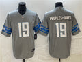 Men s Detroit Lions Donovan Peoples-Jones Gray Vapor Untouchable Limited Stitched Jerseys