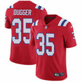 Youth New England Patriots Kyle Dugger Vapor Jersey   Red