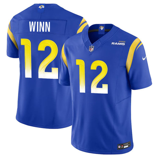 Men s Los Angeles Rams Dresser Winn Blue 2023 Vapor Untouchable Stitched Jerseys