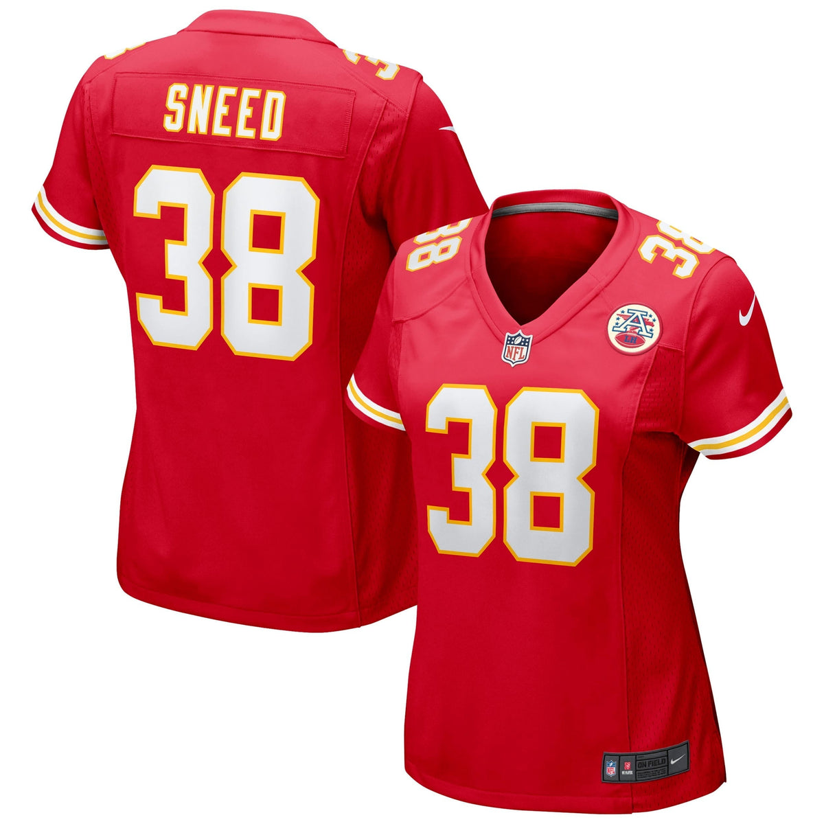 Women s Nike L Jarius Sneed Red Kansas City Chiefs Game Jersey
