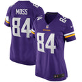 Women s Minnesota Vikings Randy Moss Game Retired Player Jersey Purple