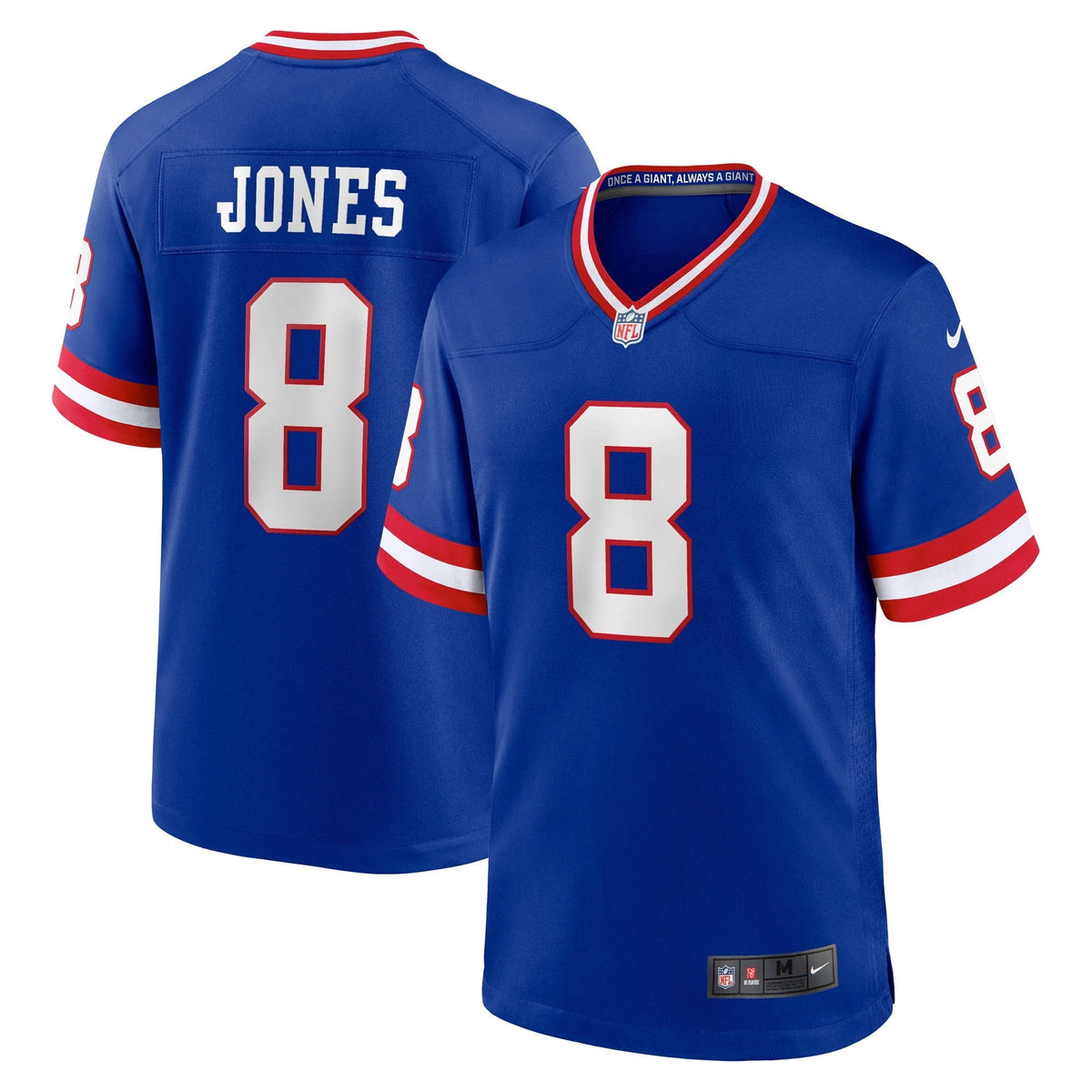 Men s Nike Daniel Jones Royal New York Giants Classic Player Game Jersey