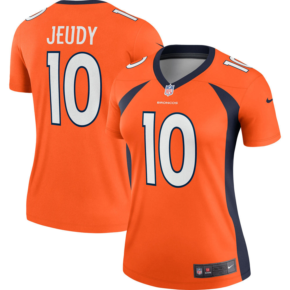 Women s Denver Broncos Jerry Jeudy Legend Jersey Orange
