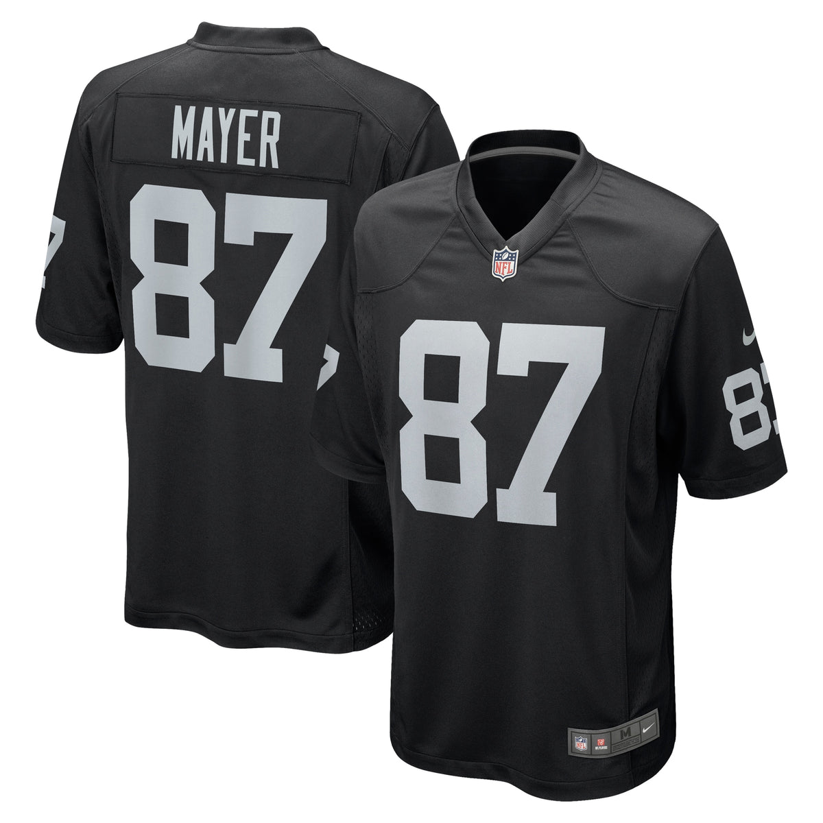 Michael Mayer Las Vegas Raiders Nike 2023 NFL Draft Pick Game Jersey   Black