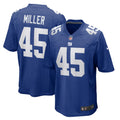 Dre Miller New York Giants Nike Home Game Player Jersey Royal