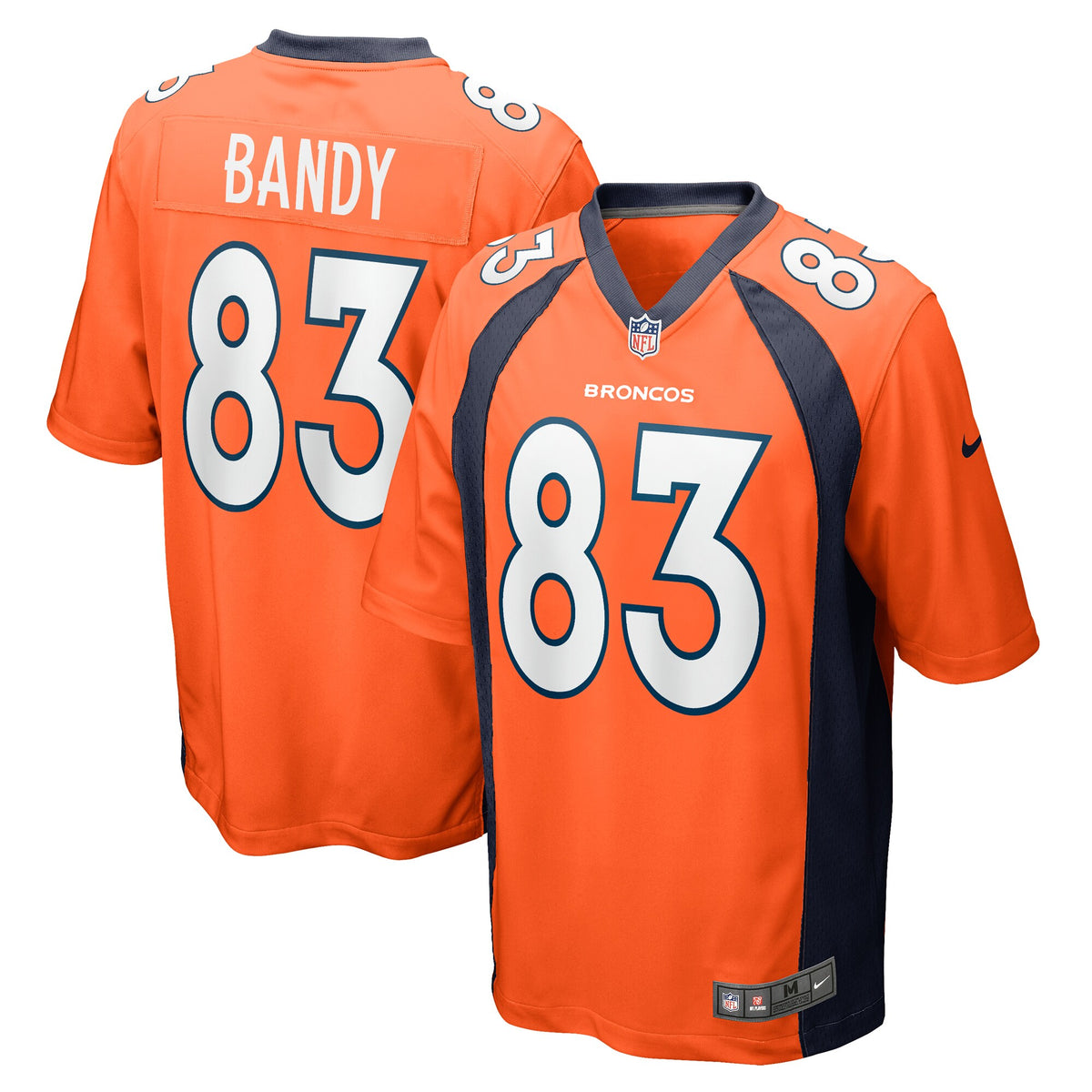 Michael Bandy Denver Broncos Nike Team Game Jersey    Orange