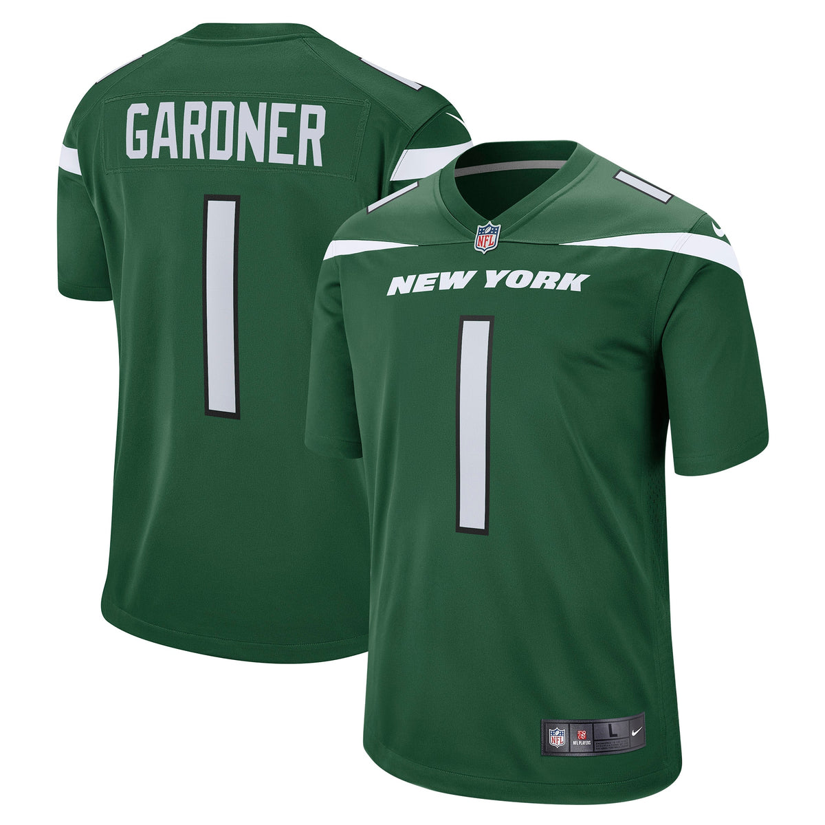 Ahmad Sauce Gardner New York Jets Nike Player Game Jersey   Green