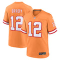 Tom Brady Tampa Bay Buccaneers Nike Throwback Game Jersey   Orange