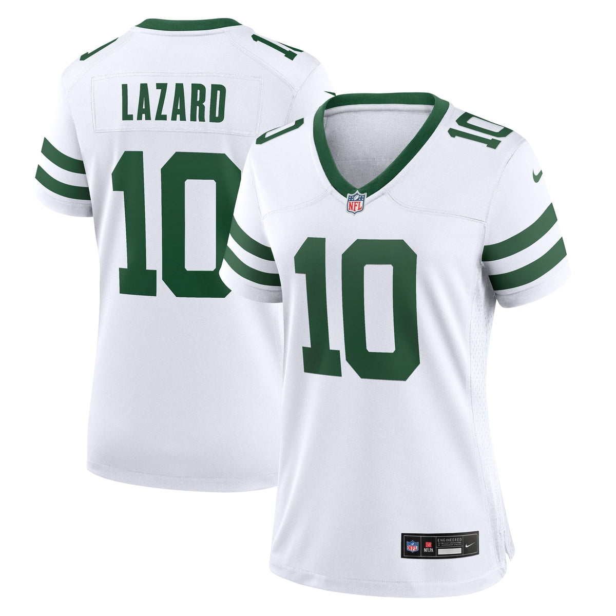 Women s Nike Allen Lazard White New York Jets Legacy Player Game Jersey