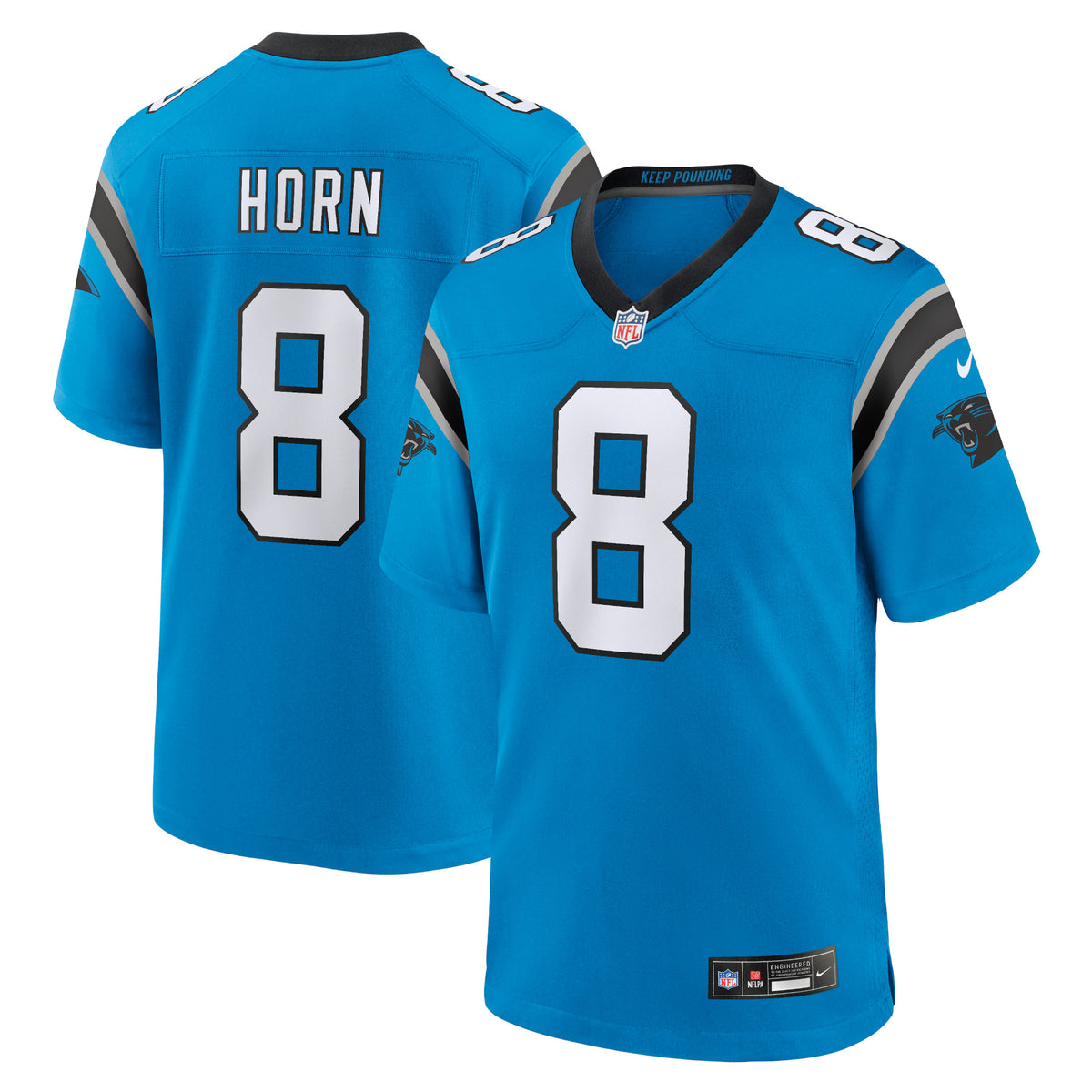 Jaycee Horn Carolina Panthers Nike Alternate Game Jersey   Blue