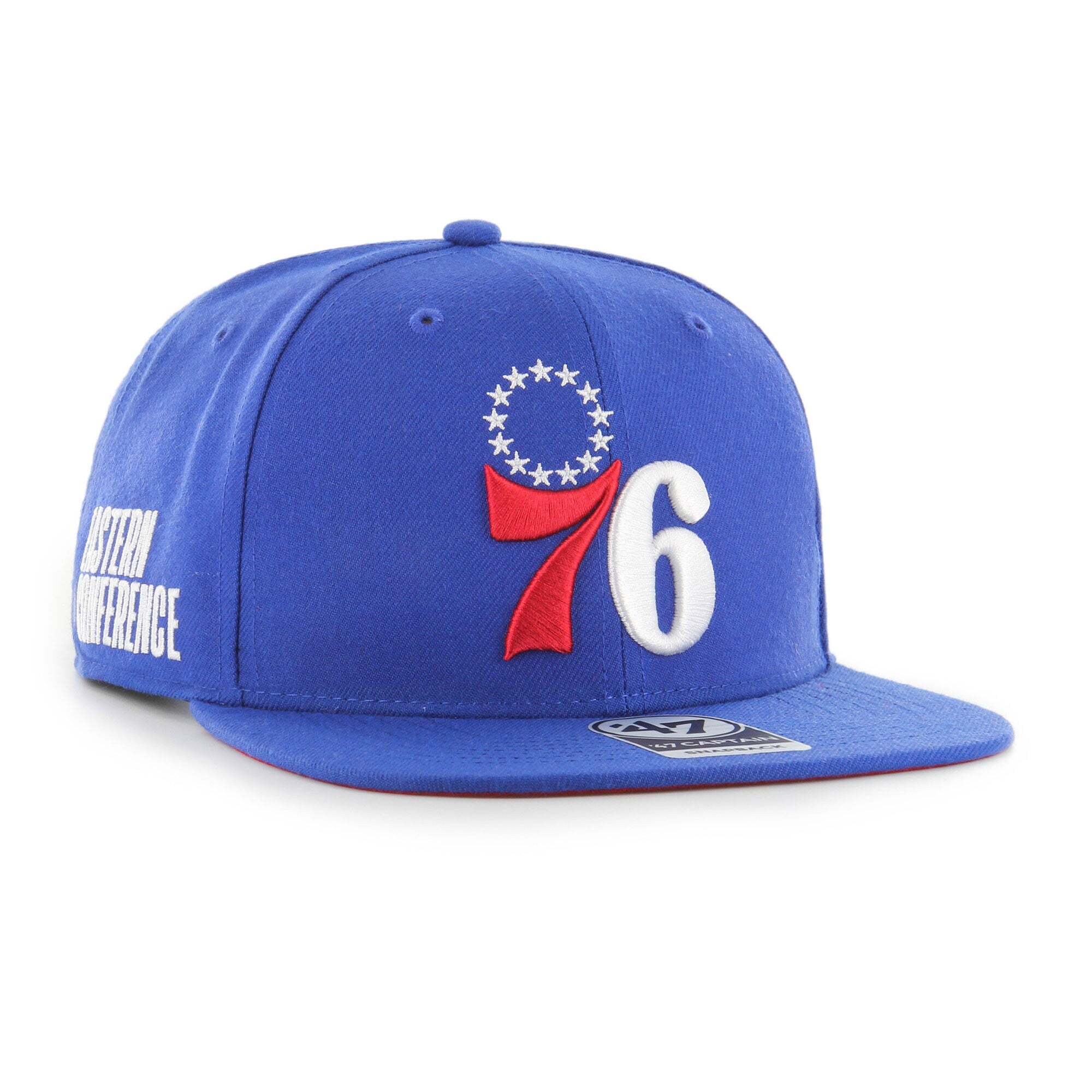 Philadelphia 76ers '47 Sure Shot Captain Snapback Hat - Royal