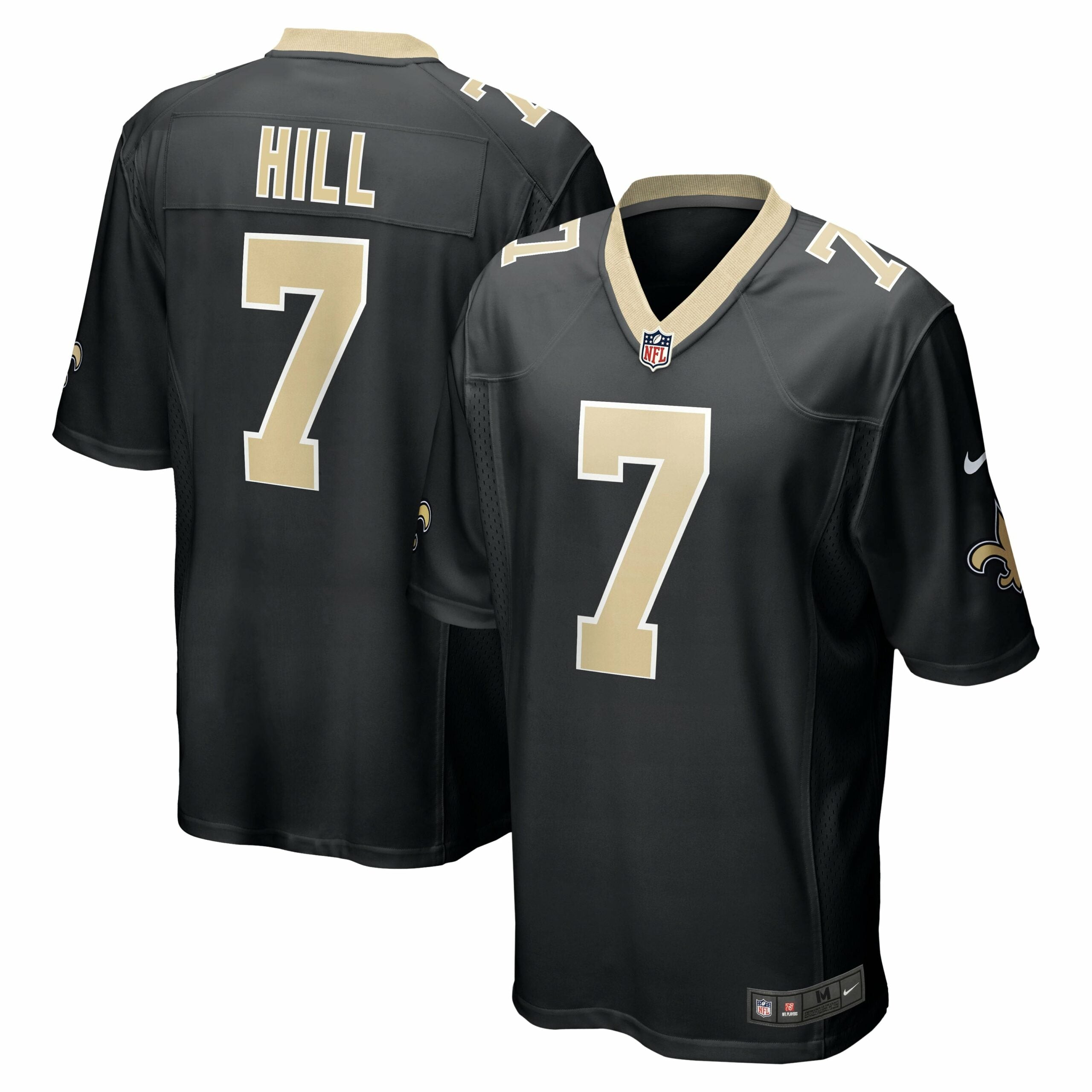 Men s Nike Taysom Hill Black New Orleans Saints Game Jersey