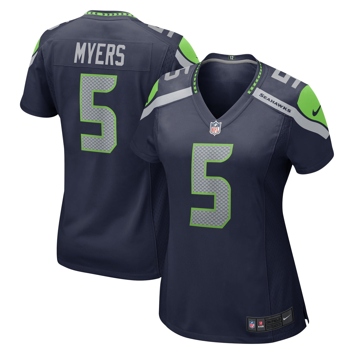 Women s Nike Jason Myers College Navy Seattle Seahawks Game Jersey