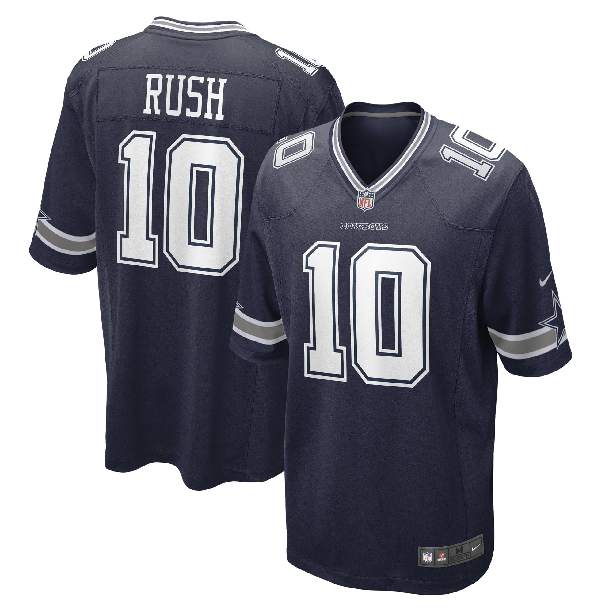 Men s Nike Cooper Rush Navy Dallas Cowboys Game Player Jersey