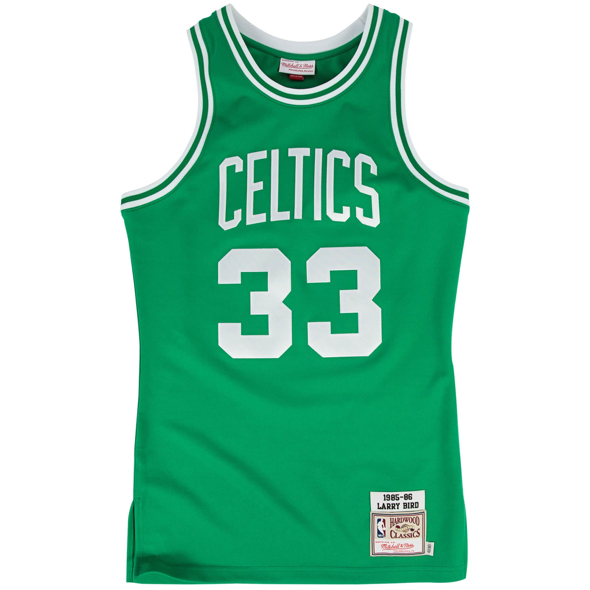 Authentic Jersey Boston Celtics Road 1985-86 Larry Bird