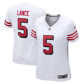 Women s Nike Trey Lance White San Francisco 49ers Alternate Game Jersey