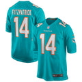 Ryan Fitzpatrick Miami Dolphins Nike Game Jersey   Aqua