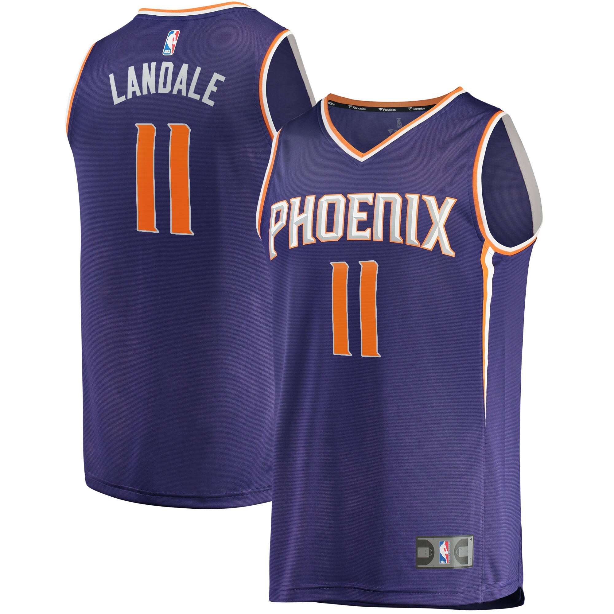 Jock Landale Phoenix Suns Fanatics Branded Fast Break Replica Jersey - Icon Edition - Purple