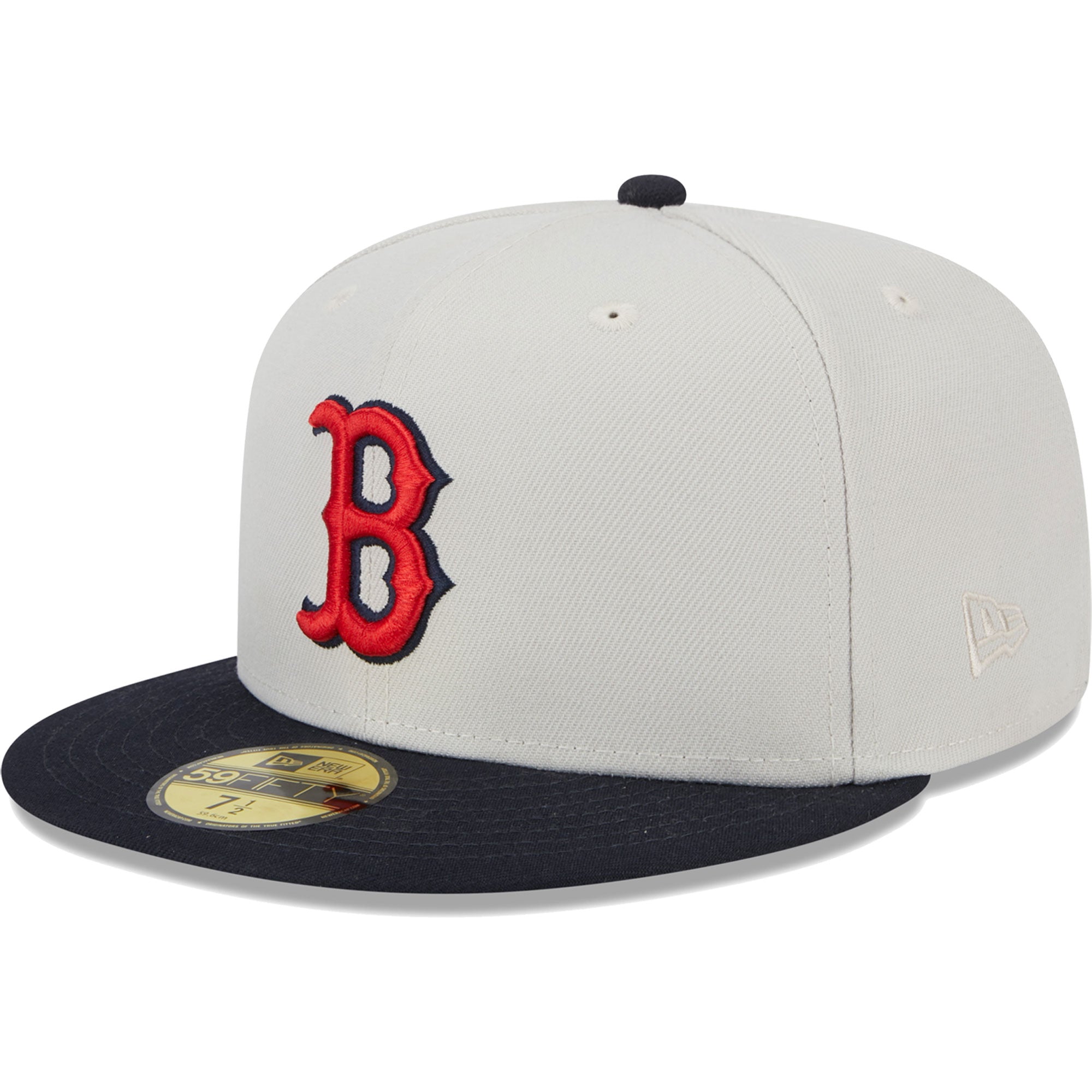 Boston Red Sox New Era World Class Back Patch 59FIFTY Fitted Hat - Gray/Navy