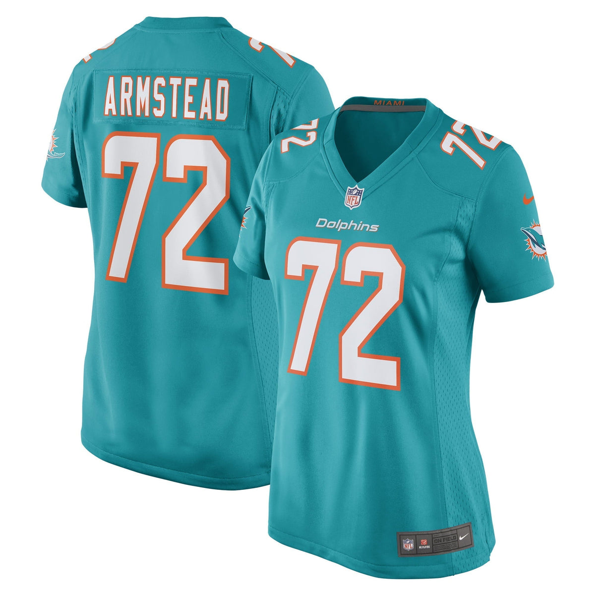 Women s Nike Terron Armstead Aqua Miami Dolphins Game Jersey