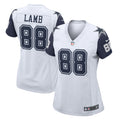 CeeDee Lamb Dallas Cowboys Nike Women s 2nd Alternate Game Jersey   White