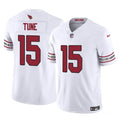 Men s Arizona Cardinals  Clayton Tune White 2023 Vapor Untouchable Limited  Stitched Jerseys