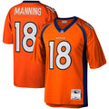 Peyton Manning Denver Broncos Mitchell   Ness Legacy Replica Jersey   Orange