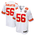 George Karlaftis Kansas City Chiefs Nike Away Game Player Jersey   White