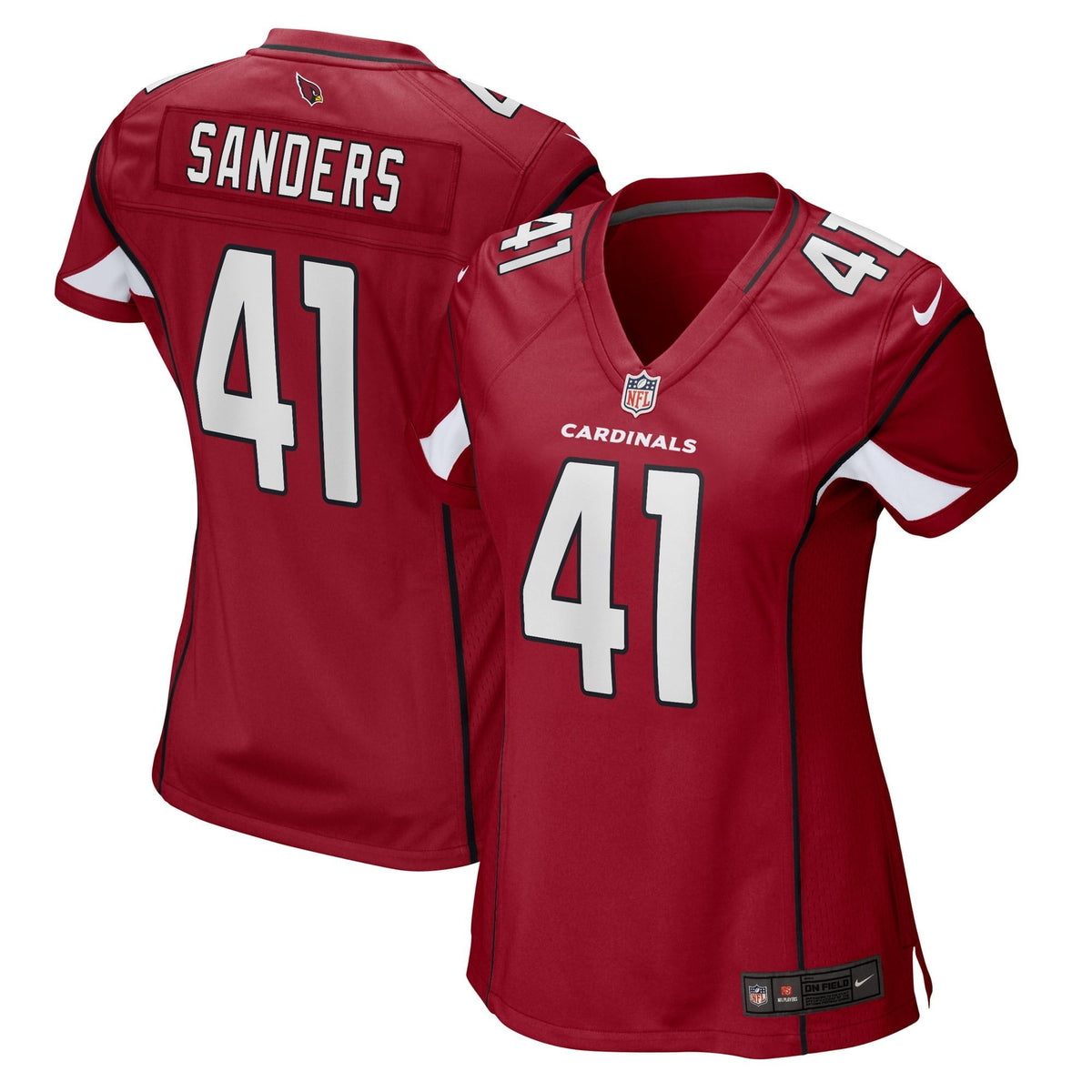 Women s Nike Myjai Sanders Cardinal Arizona Cardinals Game Player Jersey