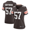 Women s Nike Brock Hoffman Brown Cleveland Browns Game Player Jersey