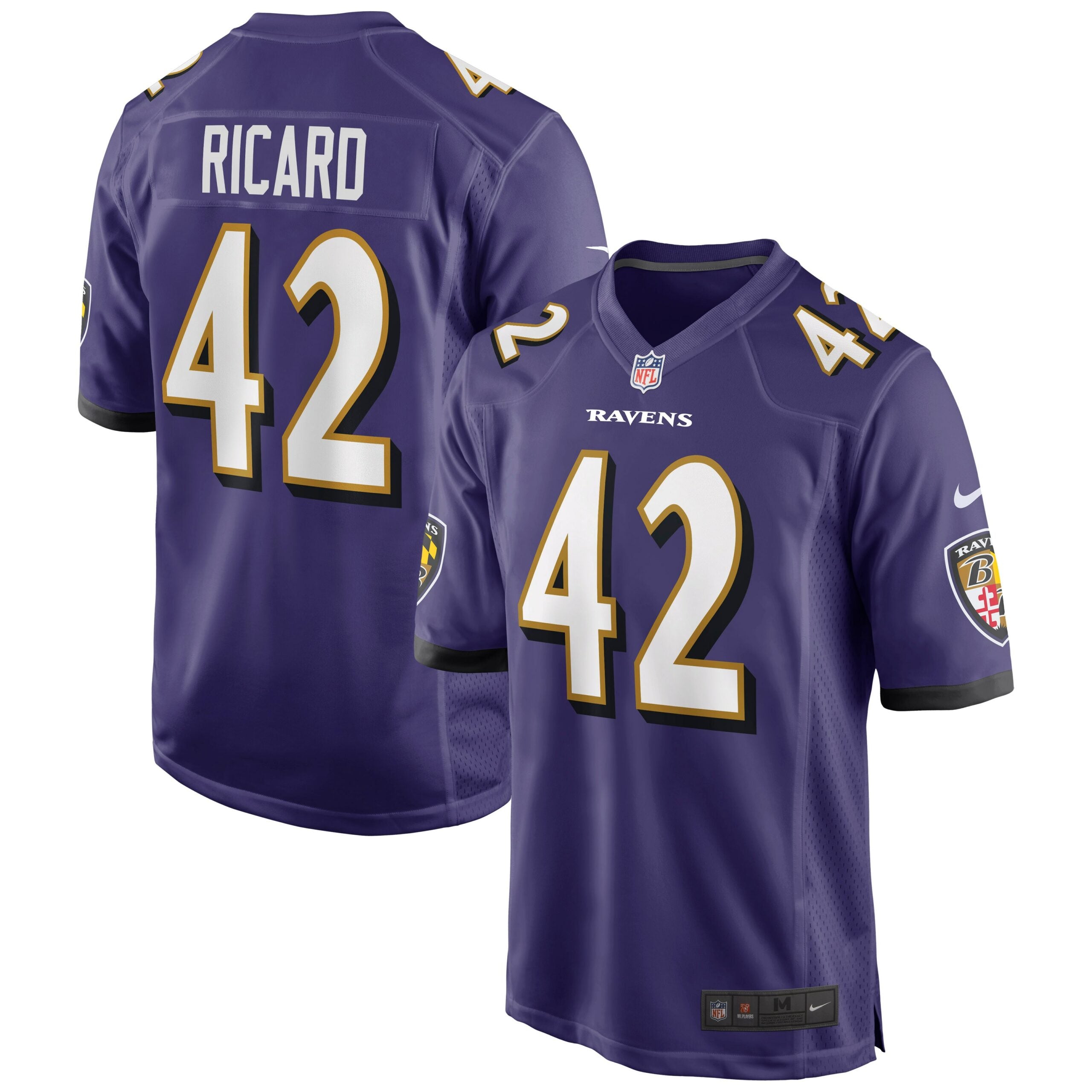 Patrick Ricard Baltimore Ravens Nike Game Jersey   Purple
