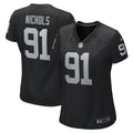 Bilal Nichols Las Vegas Raiders Nike Women s Game Player Jersey   Black