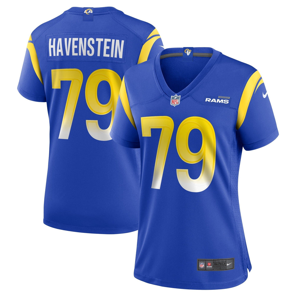 Women s Nike Rob Havenstein Royal Los Angeles Rams Game Jersey