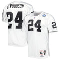 Charles Woodson Las Vegas Raiders Mitchell   Ness 2002 Super Bowl XXXVII Authentic Retired Player Jersey   White