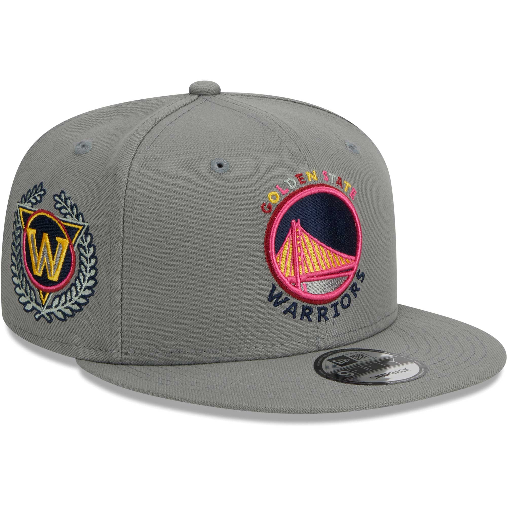 Golden State Warriors New Era Color Pack 9FIFTY Snapback Hat - Gray