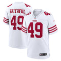 Faithful 49 San Francisco 49ers Nike Player Game Jersey   White