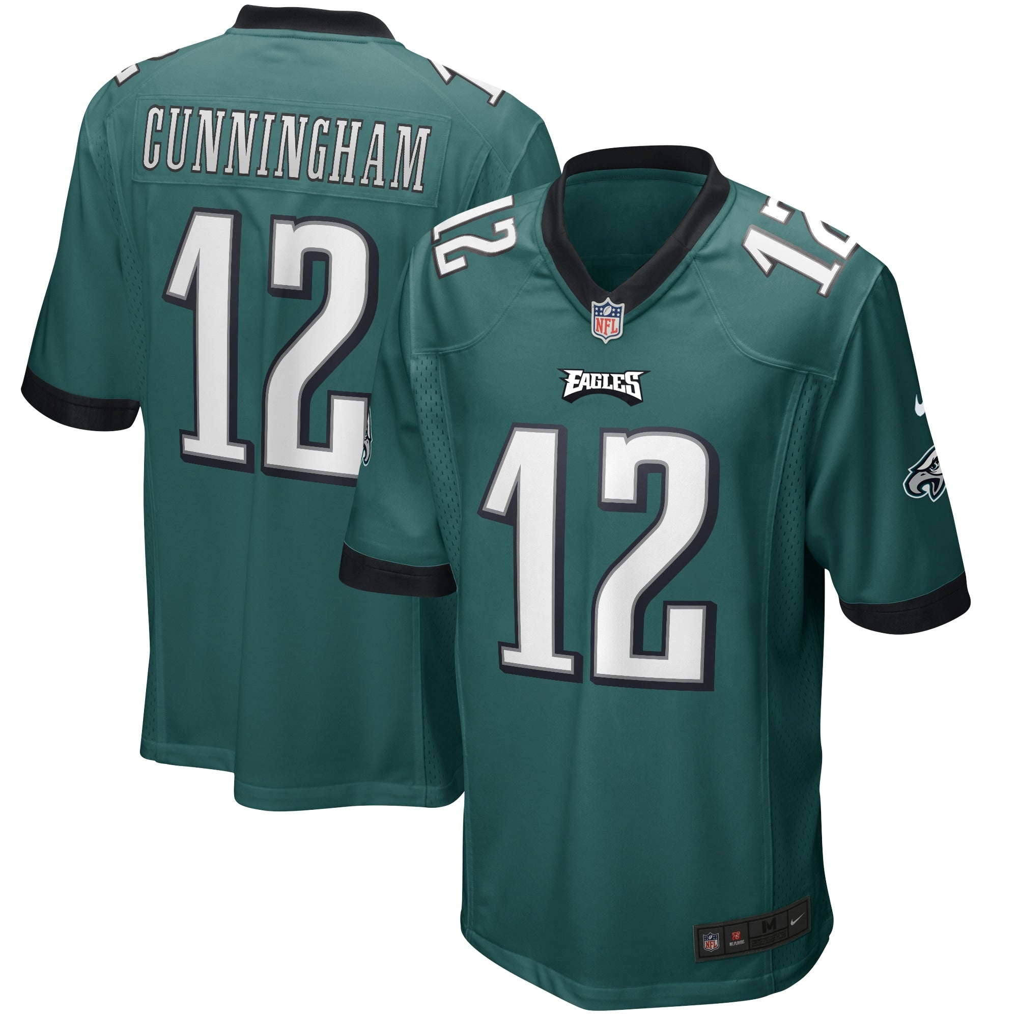Randall Cunningham Philadelphia Eagles Nike Game Retired Player Jersey   Midnight Green