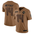 DK Metcalf Seattle Seahawks Nike 2023 Salute To Service Limited Jersey Brown