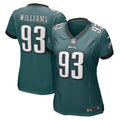 Women s Nike Milton Williams Midnight Green Philadelphia Eagles Game Jersey