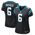 Women s Carolina Panthers Baker Mayfield Home Player Game Jersey Black