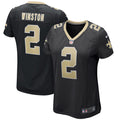 Women s New Orleans Saints Jameis Winston Game Jersey Black