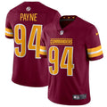 Youth Washington Commanders DaRon Payne Vapor Jersey   Burgundy