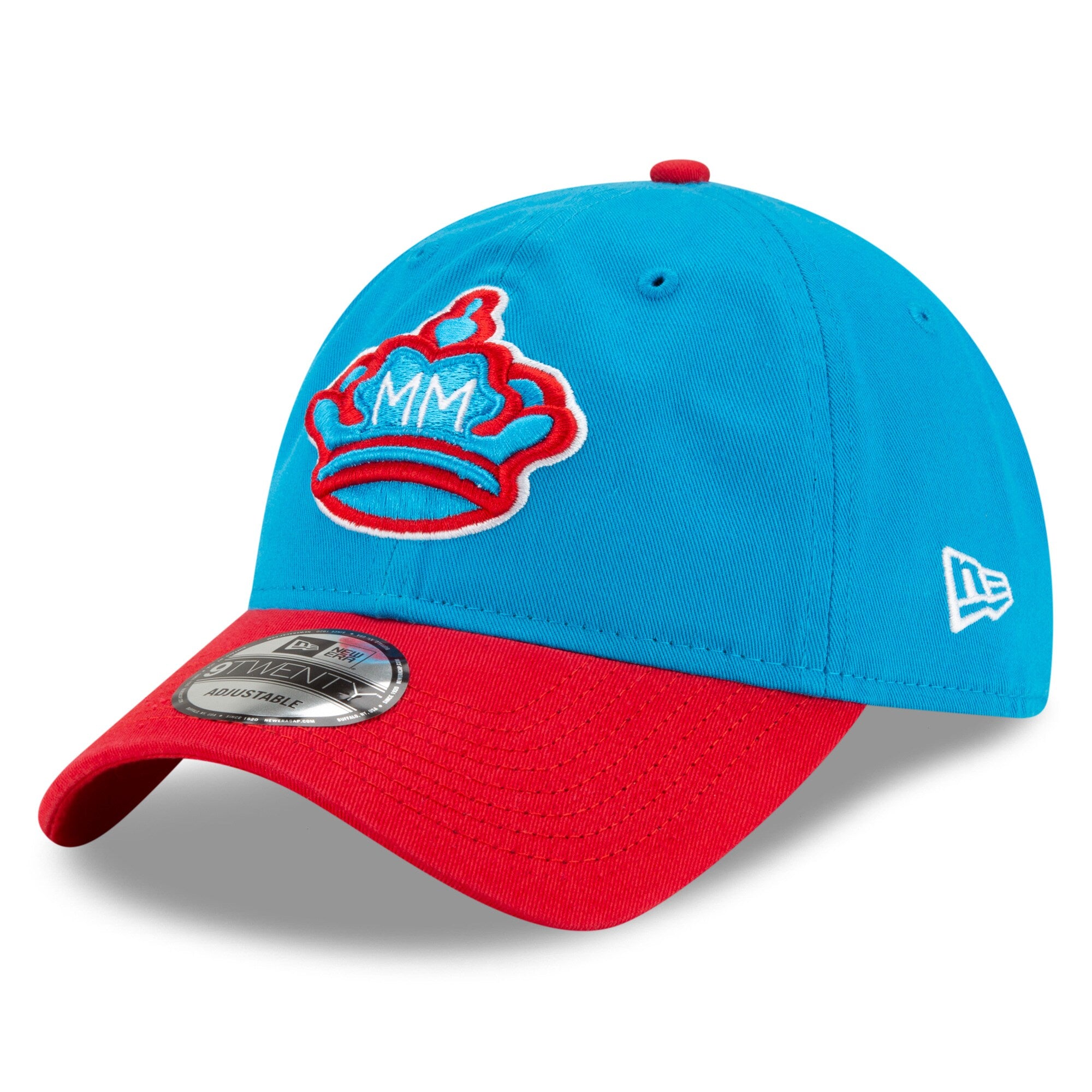 Miami Marlins New Era 2021 City Connect 9TWENTY Adjustable Hat - Blue/Red