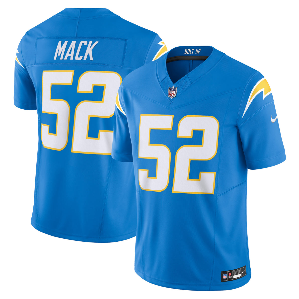 Khalil Mack Los Angeles Chargers Nike Vapor F.U.S.E. Limited Jersey   Powder Blue